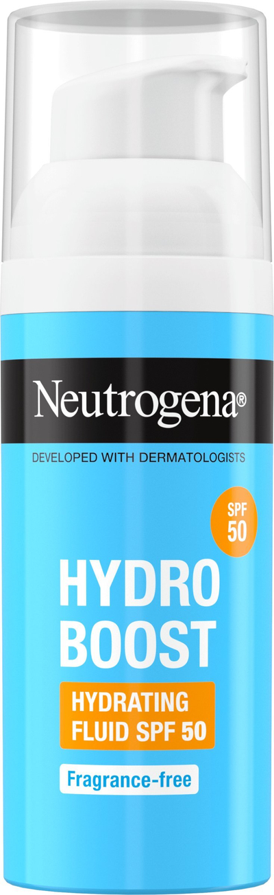 Krem fytyre Neutrogena Hydro Boost Hydrating Fluid SPF 50, 50ml, për lagështim