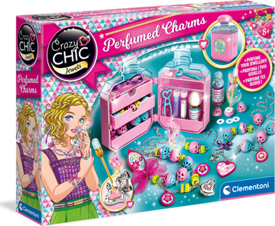 Set bizhuterish Clementoni Crazy Chic Perfumed Charms, aromatik, 8+