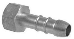 Fiting gome femër për gaz LPG TDM Brass, 1/2", me nikël