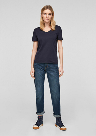 Маица s.Oliver Slim Fit 120.11.899.12.130.2060852.5959, сина
