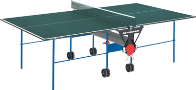 Tavolinë pingpongu Donic Schildkröt Joker Indoor, 19 mm, për ambiente të brendshme, jeshile