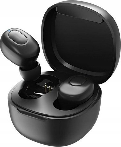 Kufje wireless T-phox TWS B21, Bluetooth 5.0, me kuti karikimi, të zeza