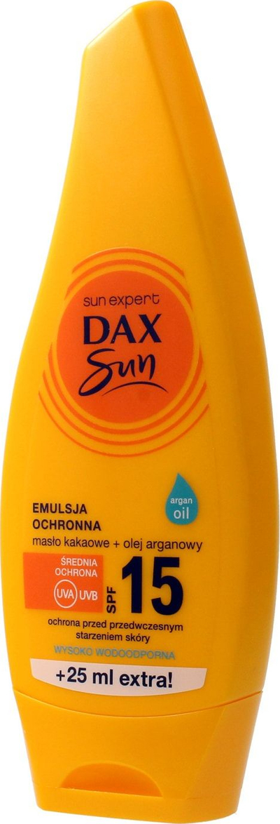 Krem dielli Dax Sun Protective Emulsion, SPF15, 175ml, portokalli