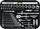 Set me vegla pune Kraftwerk 202.100.100 B100, ABS, 1/4" + 1/2", 170 pjesë