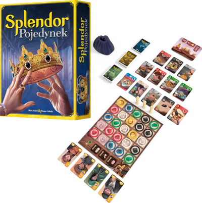 Lojë tavoline Space Cowboys Splendor Duel, strategjike, për 2 veta