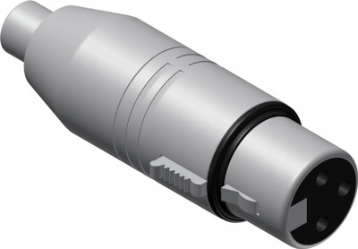 Adapter audio ProCab VC101, RCA femër në XLR femër, gri