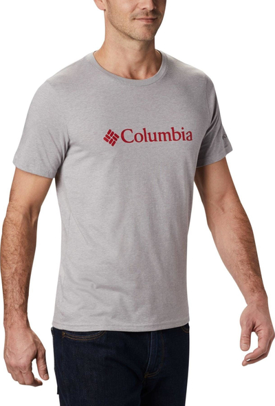 Bluzë Columbia CSC Basic Logo SS Tee M 1680053039, pambuk poliester, gri