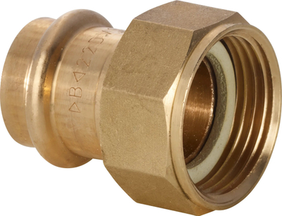Адаптер за вода Conex IBP Press, 22x3/4", бронза