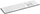 Tastierë Hyper HS2310NO, Bluetooth, LED, gri