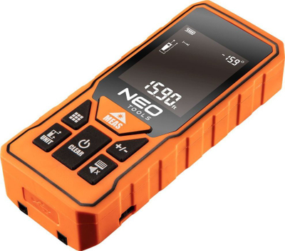 Largësimatës me lazer NEO 0.2 - 60m 75-201, portokalli