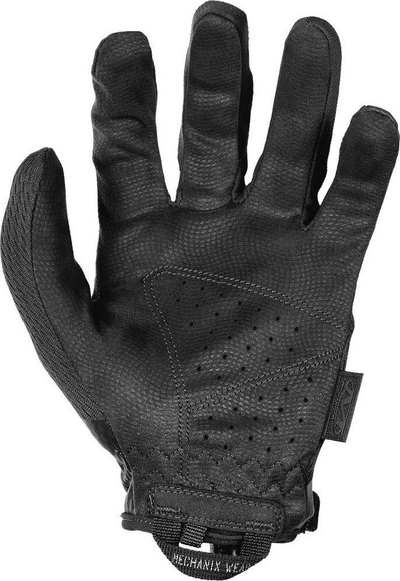Тактички ракавици Mechanix Wear Pursuit D5, AX Suede, затворање со лента, црни