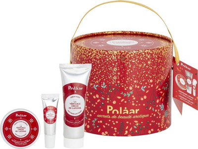 Set për kujdesin e lëkurës Polaar Lapponia, krem duarsh 25 ml, balsam buzësh 10 ml, krem fytyre 50 ml