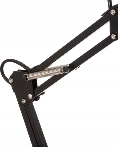 Lampë tavoline Atmosphera Bren, metal, 56cm, e zezë