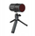 Mikrofon VERSATI Go USB Cardioid, намалување шум со вештачка интелигенција, излез за слушалки, црн