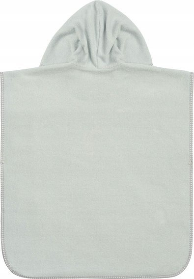 Ponço banje për bebe Sensillo Bath Poncho, pambuk frotir, 55x60cm, gri