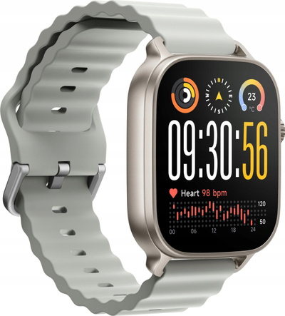 Orë inteligjente Realme Watch 5 RMW2501, ekran AMOLED 42mm, kasë titani, argjendtë