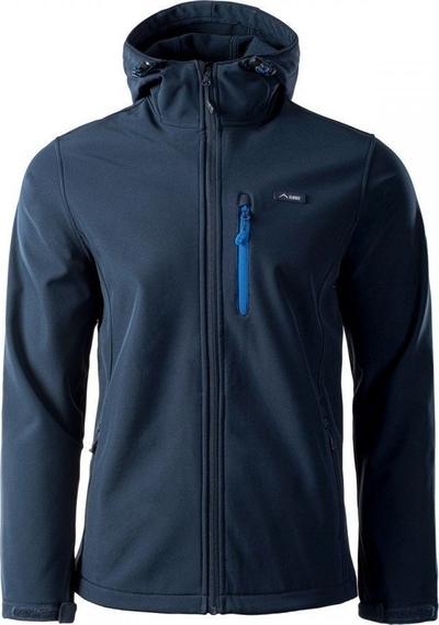 Xhaketë softshell Elbrus Iver M për burra, ngjyrë blu navy