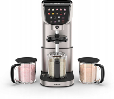 Makina për akullore Sencor Gelateria, 3x1.5L, 500W, gri