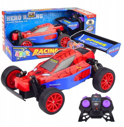 Makina garuese me telekomandë Lean Toys Hero Racing, 2.4G, me drita dhe tinguj, e kuqe