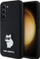 Kapak telefoni Karl Lagerfeld Silicone Choupette Metal Pin, për Samsung Galaxy S23, silikoni, i zi