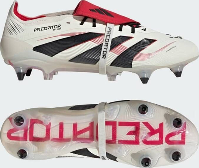 Këpucë futbolli adidas Predator Elite FT SG JQ7821, për burra, e bardhë
