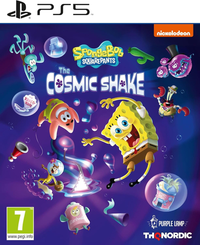 Lojë PS5 SpongeBob SquarePants The Cosmic Shake, aventurë platformuese, PEGI 7