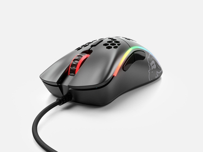 Mouse gaming Glorious Model D- Matte, 6400 DPI, RGB, i zi