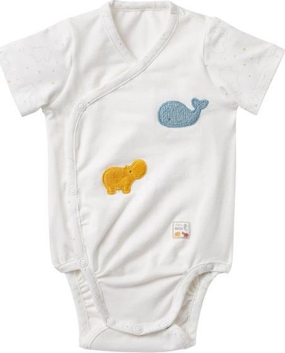 Set rrobash për bebe Fehn Baby Starter Set FehnNatur, pambuk organik 100%, bodi edhe kapuç, bezhë