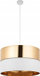 Lampë varëse TK Lighting Hilton, 1 llampë E27, e bardhë me ari