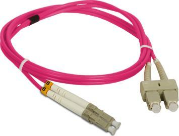 Kabllo Alantec Patch cord MM OM4 LC-SC, 2 m, e vjollcë