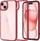 Mbulesë telefoni Spigen Ultra Hybrid për iPhone 15, transparente, Red Crystal