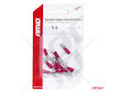 Konektor flat female i izoluar, 5.6mm, 0.5-1.5mm² 10A, i kuq