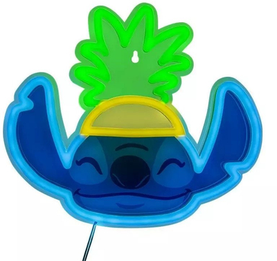 Dritë muri Paladone Lilo &amp; Stitch Pineapple, LED Neon, me kabllo, shumëngjyrëshe