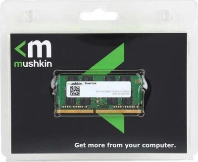 RAM për laptop Mushkin Essentials MES4S293MF16G, 16GB DDR4, 2933 MHz, jeshile