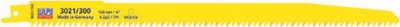 Set tehe sharrë reciproke Wilpu 3021/300, 5 copë, 280mm, për dru edhe plastikë