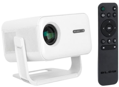 Projektor Blow MaxView Android TV, Full HD, Wi-Fi, i bardhë