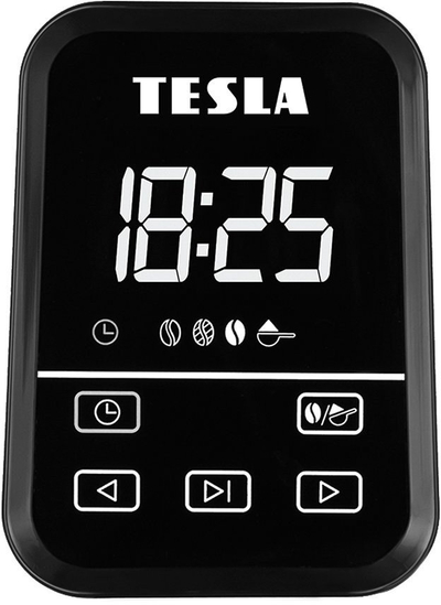 Aparat kafeje Tesla CoffeeMaster ES400, me mulli brenda, 0.6L, i zi