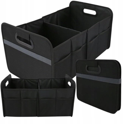 Organizues bagazhi EcoBox Organizer, palosës, për veturë, i zi