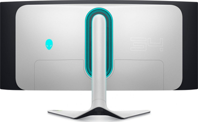 Monitor Dell Alienware AW3423DW OLED, 34'', UltraWide QHD, i zi/bardhë
