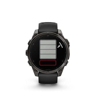 Ora inteligjente Garmin Fenix 8, 1.4" AMOLED, GPS, e zezë