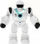 Lodër robot që ec Smily Play Walking Robot, 25 cm, me bateri AA, i bardhë me blu