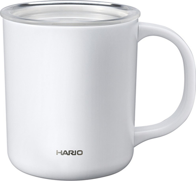 Filxhan termik Hario CMG-350-W, 350ml, me shtresë qeramike, i bardhë