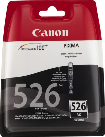 Ngjyrë për printer Canon CLI-526bk, e zezë