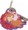 Varëse çelsash Disney Frozen II Anna, 2D, plastikë, vjollcë me shumë ngjyra