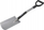 Lopatë kopshti Awtools AW00062, metal, me dorezë D, gri