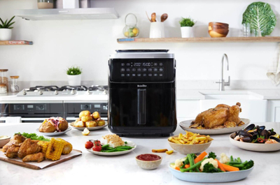 Fritezë me ajër të nxehtë Breville VDF133X, 7L, 1700W, e zezë