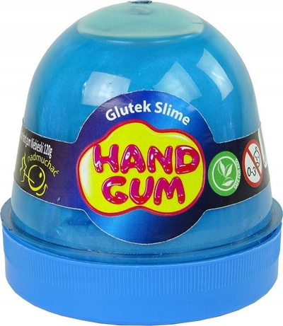 Lodër slime Glutek Hand Gum MrBoo, 120g, blu