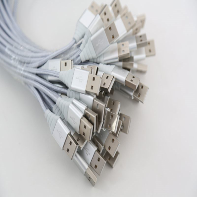Kabllo USB Omega Cable - Lightning, 1.5 A, 2 m, e argjendtë (44180)