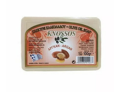 Sapun i ngrutë për trup Knossos Olive with Argan Oil, 100 g