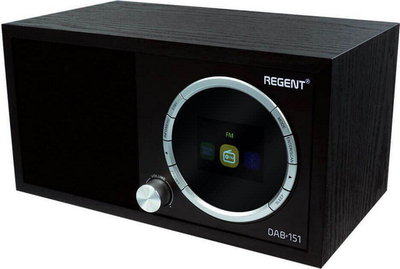 Radio digjitale Ferguson Regent DAB+151, FM DAB+, Bluetooth, e zezë